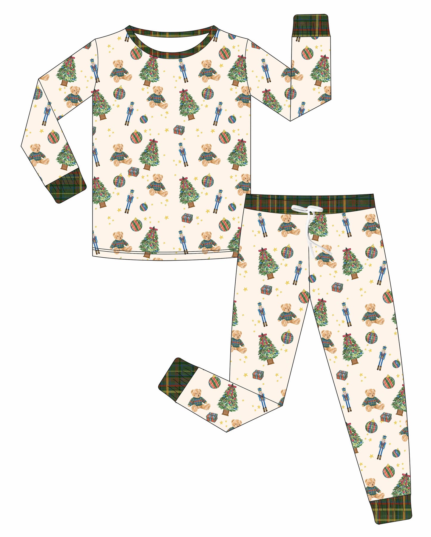 (Pre-Order) Youth Christmas Traditions Bamboo Jogger Set