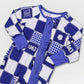 K-State Quilted College Ruffled Zip-Up Bamboo Pajama