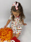 Girls Kingdom Print Bamboo Twirl Dress | Kansas City Football Inspired