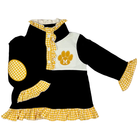 Embroidered Missouri Ruffle Pullover | MU Inspired
