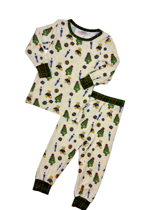 Christmas Traditions Unisex 2 Piece Bamboo Pajama Set