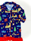 Christmas in Kansas City Girls Ruffle Nightgown