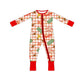 Unisex Heritage Plaid Bamboo Zip | Kansas City Football Inspired Kids Pajamas