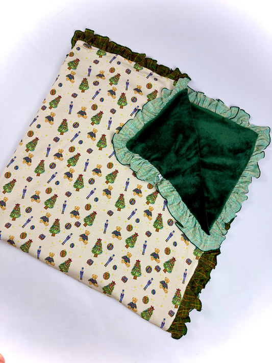 Christmas Traditions Bamboo Minky Blanket