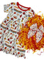Girls Kingdom Print Bamboo Twirl Dress | Kansas City Football Inspired