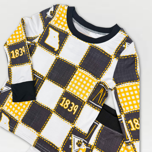 Missouri Quilted College 2-Piece Bamboo Pajama