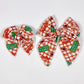 Heritage Plaid Print Bow | Kansas City Football Inspired