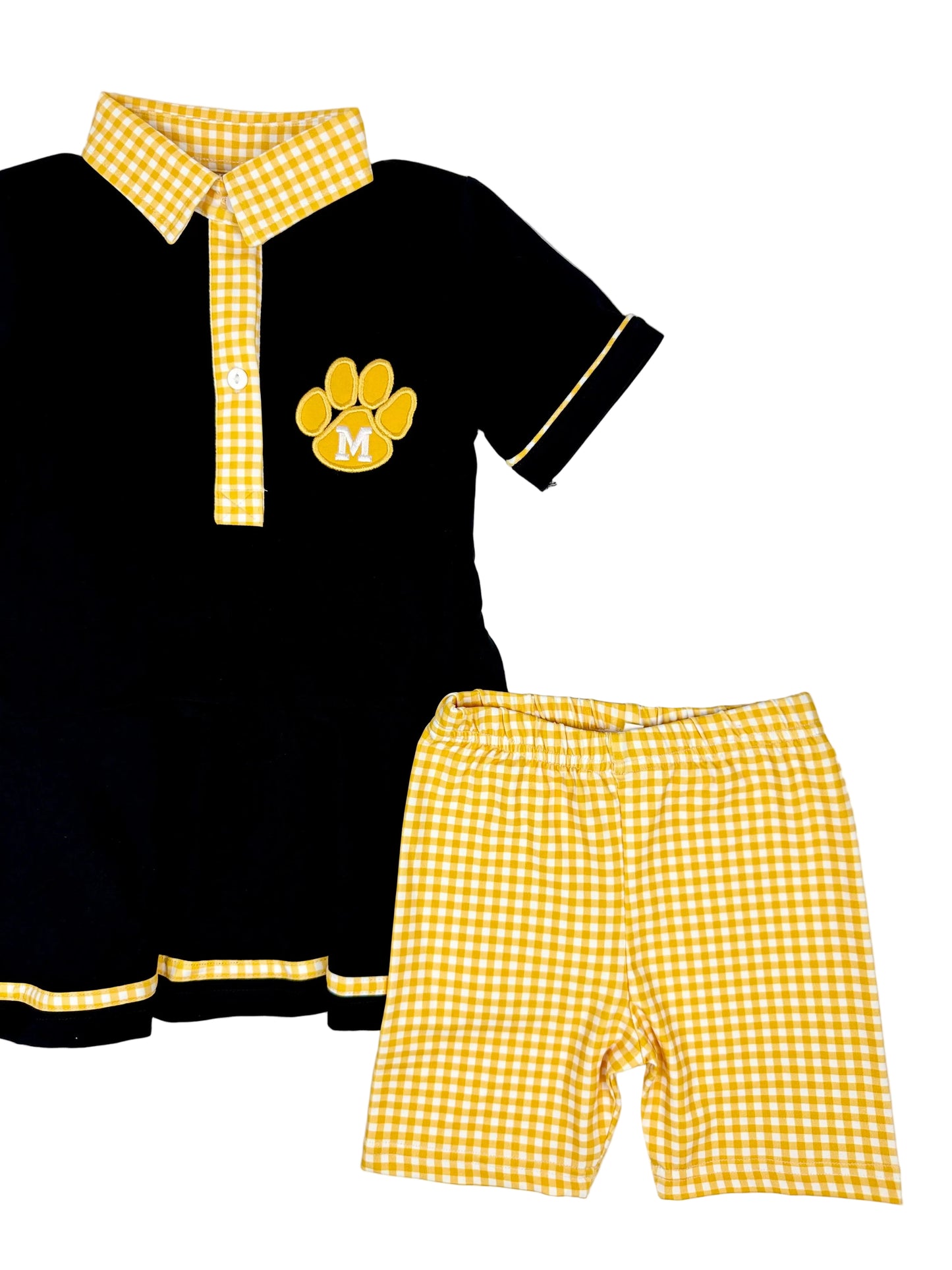 Mizzou Black & Gold Dress Set