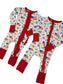 Girls Stars, Stripes & Soccer Convertible Ruffle Zip Bamboo Pajamas
