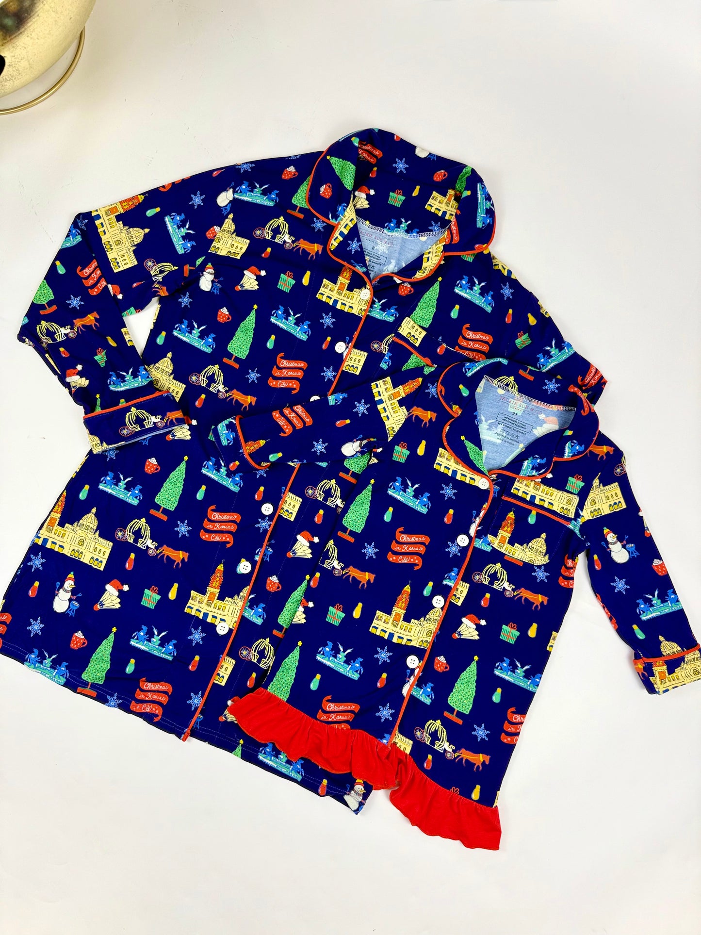 Christmas in Kansas City Adult Bamboo Nightgown