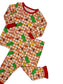 Girls Ruffle Heritage Plaid Bamboo Set | Kansas City Football Inspired Kids Pajamas