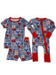 Vintage Americana Convertible Unisex Bamboo Zip Pajamas