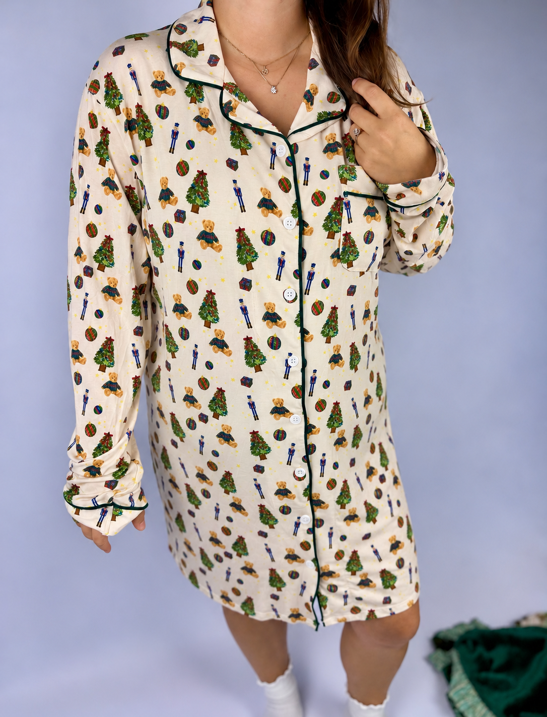 Christmas Traditions Women's Bamboo Nightgown