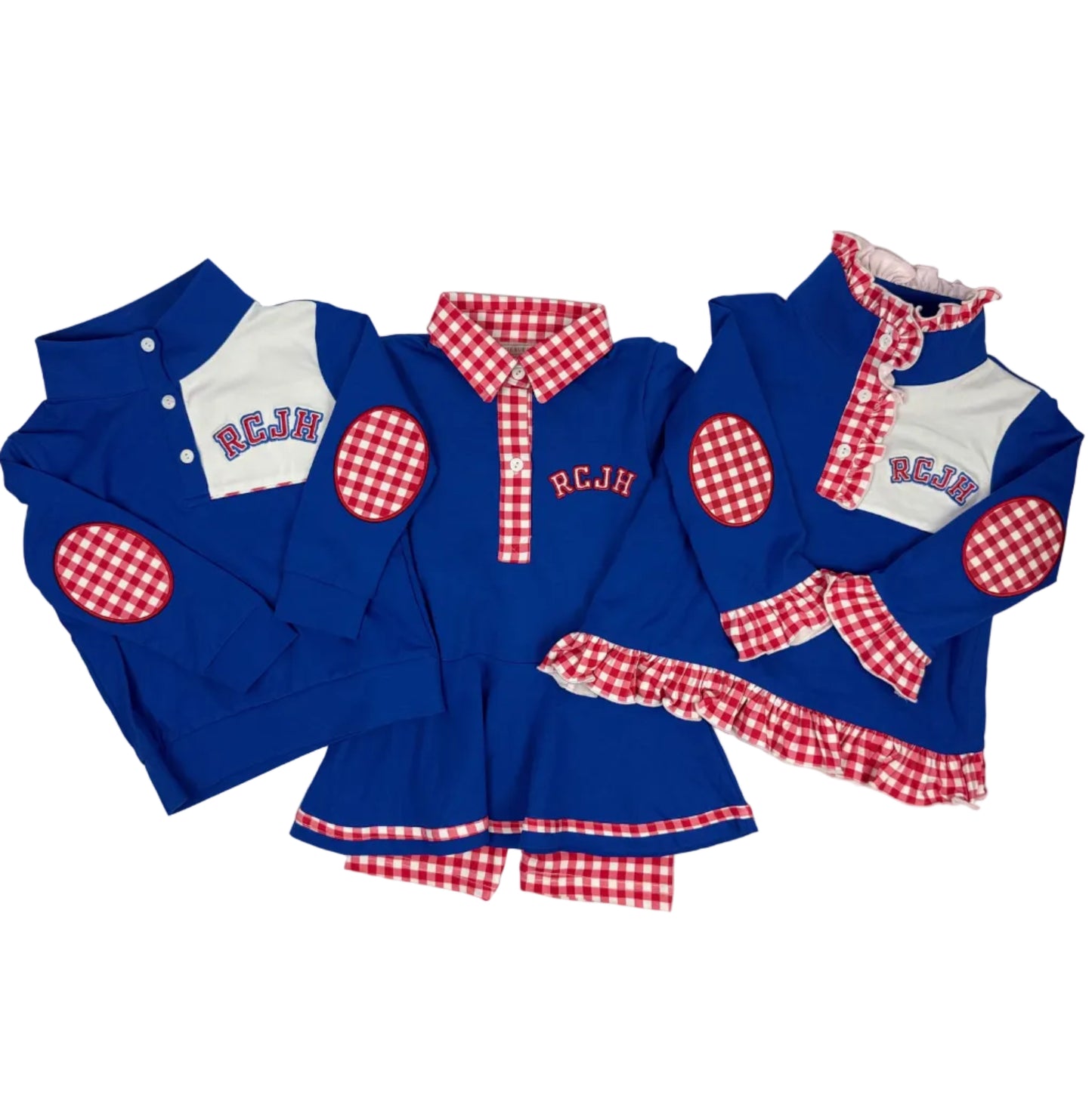 Kansas Crimson & Blue Dress Set