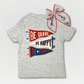 Unisex Americana Pennant Short Sleeved Tee