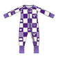 K-State Quilted College Zip-Up Bamboo Pajama
