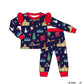 (Pre-Order) Christmas in Kansas City Ruffle 2 Piece Bamboo Pajama Set