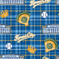 Heritage Plaid Baseball Dog Bandanna
